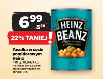 Netto Fasolka w sosie pomidorowym Heinz oferta