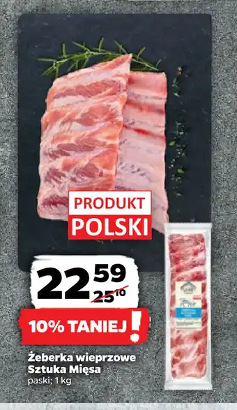 Netto Żeberka wieprzowe Sztuka Mięsa oferta