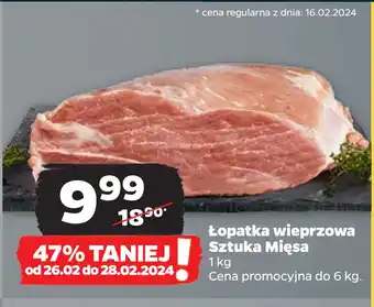 Netto Łopatka wieprzowa Sztuka Mięsa oferta