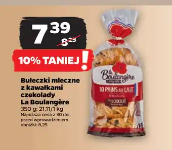 Netto Bułeczki mleczne z kawałkami czekolady La Boulangère oferta