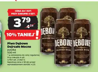 Netto Piwo Dębowe Dojrzałe Mocne oferta