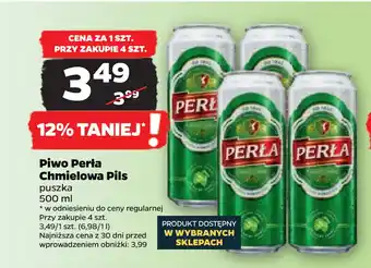 Netto Piwo Perła Chmielowa Pils oferta