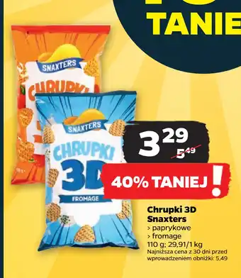 Netto Chrupki 3D Snaxters oferta