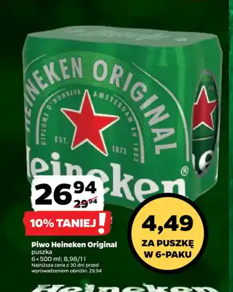 Netto Piwo Heineken Original oferta