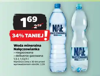 Netto Woda mineralna Nałęczowianka oferta