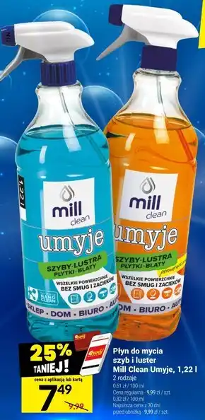 Twój Market Płyn do mycia szyb Mill Clean oferta