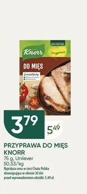 Chata Polska Knorr Przyprawa do mięs 75 g oferta