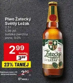 Delikatesy Centrum Žatecký Světlý Ležák Piwo jasne pełne 500 ml oferta