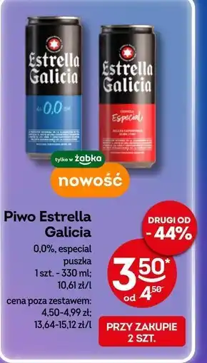 Żabka Piwo Estrella Galicia oferta