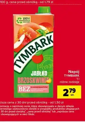 Globi Tymbark Napój owocowy jabłko brzoskwinia 1 l oferta