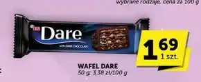 Euro Sklep Eti Dare Wafel w czekoladzie deserowej z kremem czekoladowym 50 g oferta