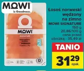 Carrefour Łosoś wędzony MOWI oferta