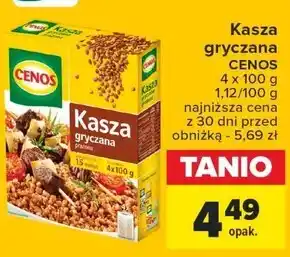 Carrefour Cenos Kasza gryczana prażona 400 g (4 x 100 g) oferta