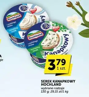 Euro Sklep Hochland Kanapkowy kremowy serek twarogowy śmietankowy 130 g oferta