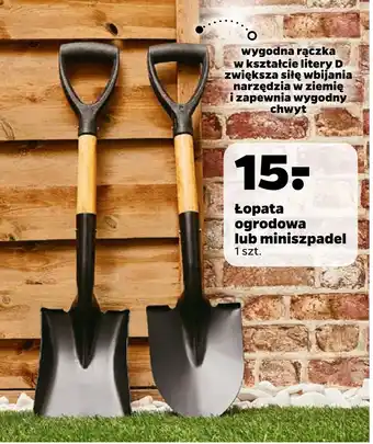 Łopata ogrodowa lub miniszpadel