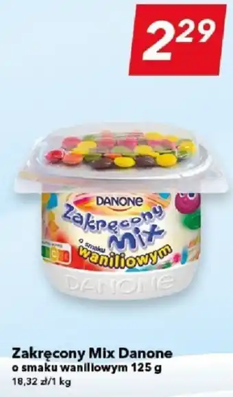 Lewiatan Zakręcon waniliowym DANONE 125 g oferta