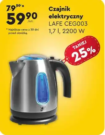 Biedronka Czajnik elektryczny oferta