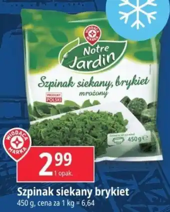 E.Leclerc Szpinak siekany, brykiet 450 g oferta