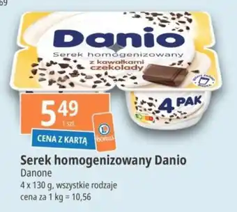 E.Leclerc Serek homogenizowany Danio 4 x 130 g oferta