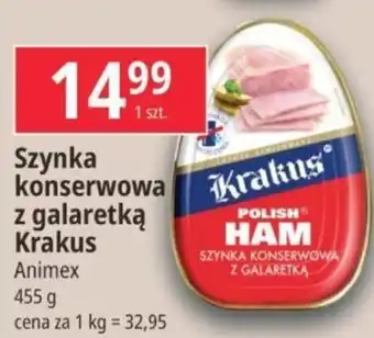 E.Leclerc Szynka konserwowa z galaretką Krakus 455 g oferta