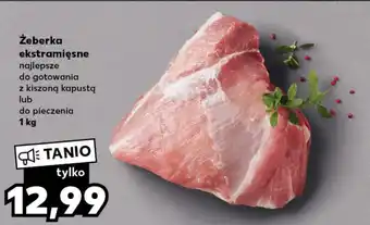 Kaufland Żeberka ekstramięsne 1kg oferta