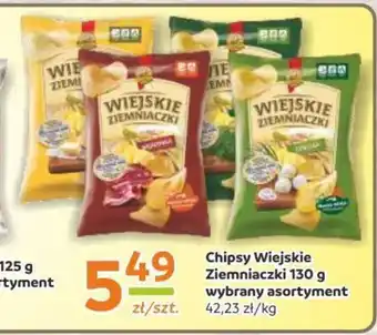 Gama Chipsy Wiejskie Ziemniaczki 130 g oferta