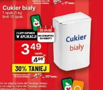 Delikatesy Centrum Cukier biały 1kg oferta