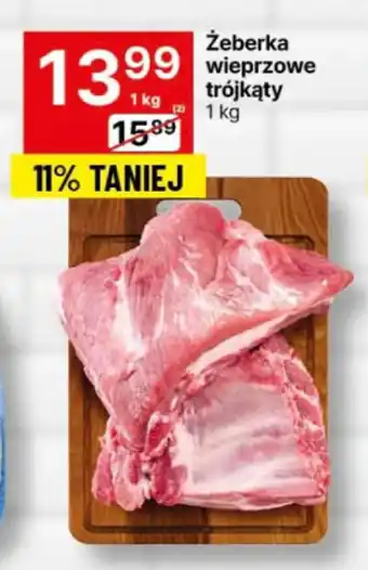 Delikatesy Centrum Żeberka wieprzowe trójkąty 1 kg oferta