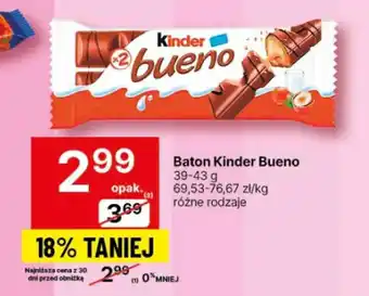 Delikatesy Centrum Baton Kinder Bueno 39-43 g oferta