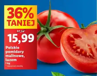 Lidl Polskie pomidory malinowe 1kg oferta