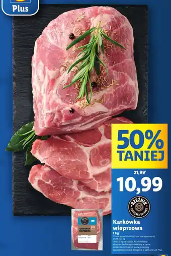 Lidl Karkówka wieprzowa 1kg oferta