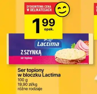 Delikatesy Centrum Ser topiony w bloczku Lactima oferta