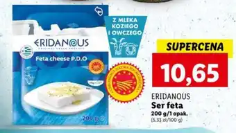 Lidl ERIDANOUS Ser feta 200g oferta
