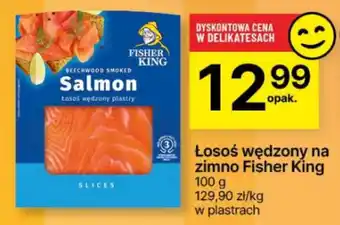 Delikatesy Centrum Łosoś wędzony na zimno Fisher King oferta