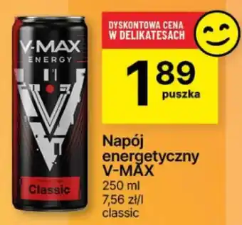 Delikatesy Centrum Napój energetyczny V-MAX 250 ml oferta
