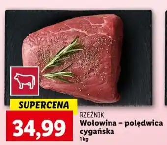 Lidl RZEŹNIK Wołowina polędwica cygańska 1kg oferta