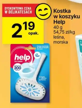 Delikatesy Centrum Kostka w koszyku Help 40 g oferta