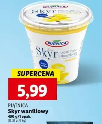 PIĄTNICA Skyr waniliowy 450 g