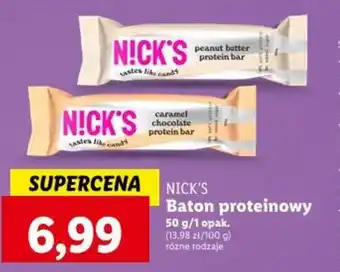 Lidl NICK'S Baton proteinowy 50g oferta