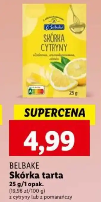 Lidl BELBAKE Skórka tarta 25g oferta