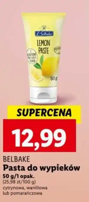 Lidl BELBAKE Pasta do wypieków 50g oferta