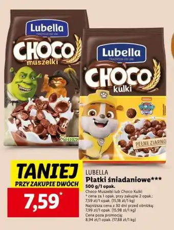 Lidl LUBELLA Płatki śniadaniowe 500 g oferta