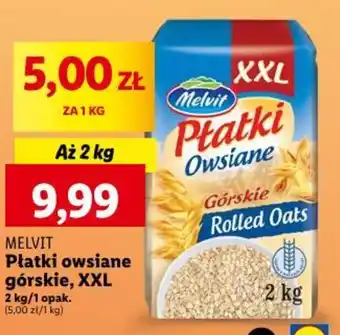 Lidl MELVIT Płatki owsiane górskie 2kg oferta