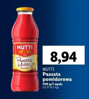 Lidl MUTTI Passata pomidorowa 700 g oferta