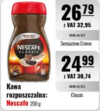 Eurocash Kawa rozpuszczalna: Nescafe 200 g oferta