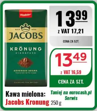 Eurocash Kawa mielona: Jacobs Kronung 250 g oferta