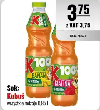 Eurocash Sok: Kubuś 0,85 L oferta