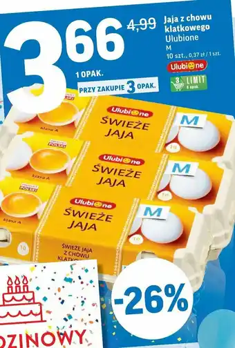 Intermarche Jaja z chowu klatkowego m 1 OPAK 10 SZT oferta