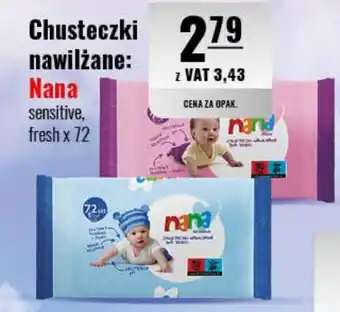 Eurocash Chusteczki nawilżane: Nana sensitive oferta