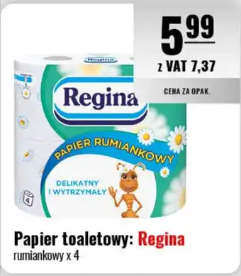 Eurocash Papier toaletowy: Regina rumiankowy x 4 oferta